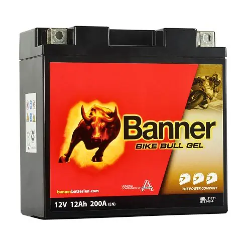 Säker betalning Banner Bike Bull GEL GEL51221 Startbatteri